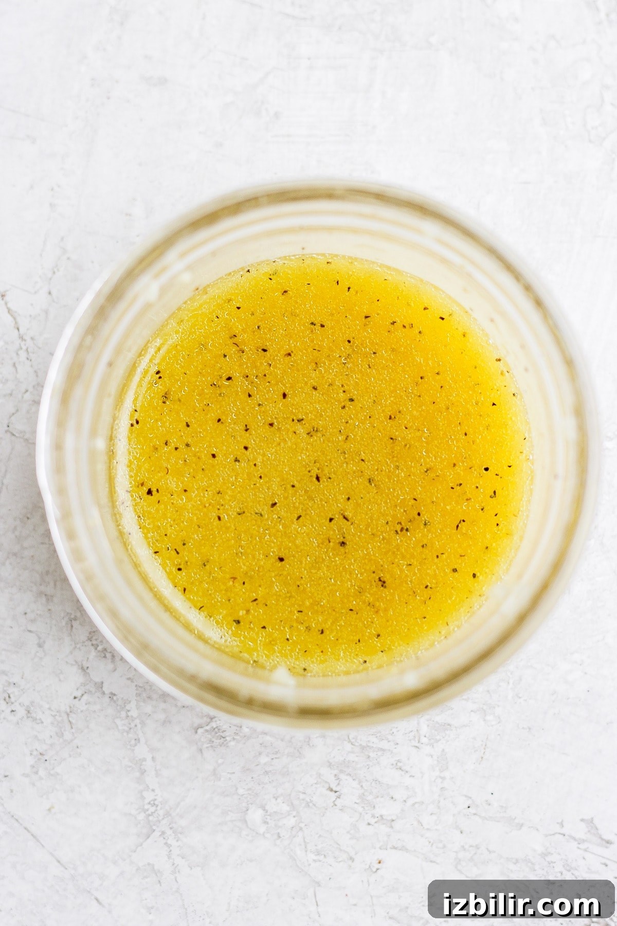 Butter Lettuce Salad with Lemon Dijon Vinaigrette 3 Lemon vinaigrette in a small jar.
