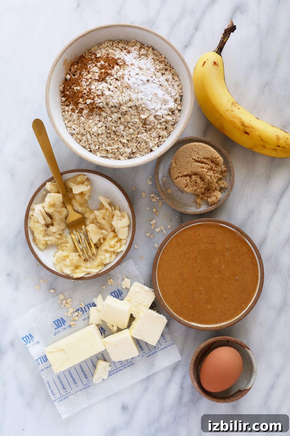 cookie ingredients on countertop