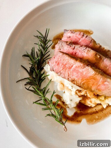 How to Pan-Sear Steak with Rosemary Garlic Butter 2 Pan-seared steak with rosemary and garlic butter