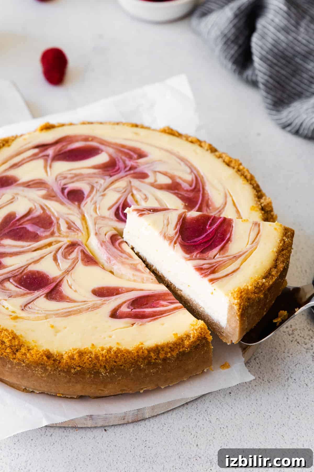 Slice of Greek Yogurt Cheesecake a slice of greek yogurt cheesecake