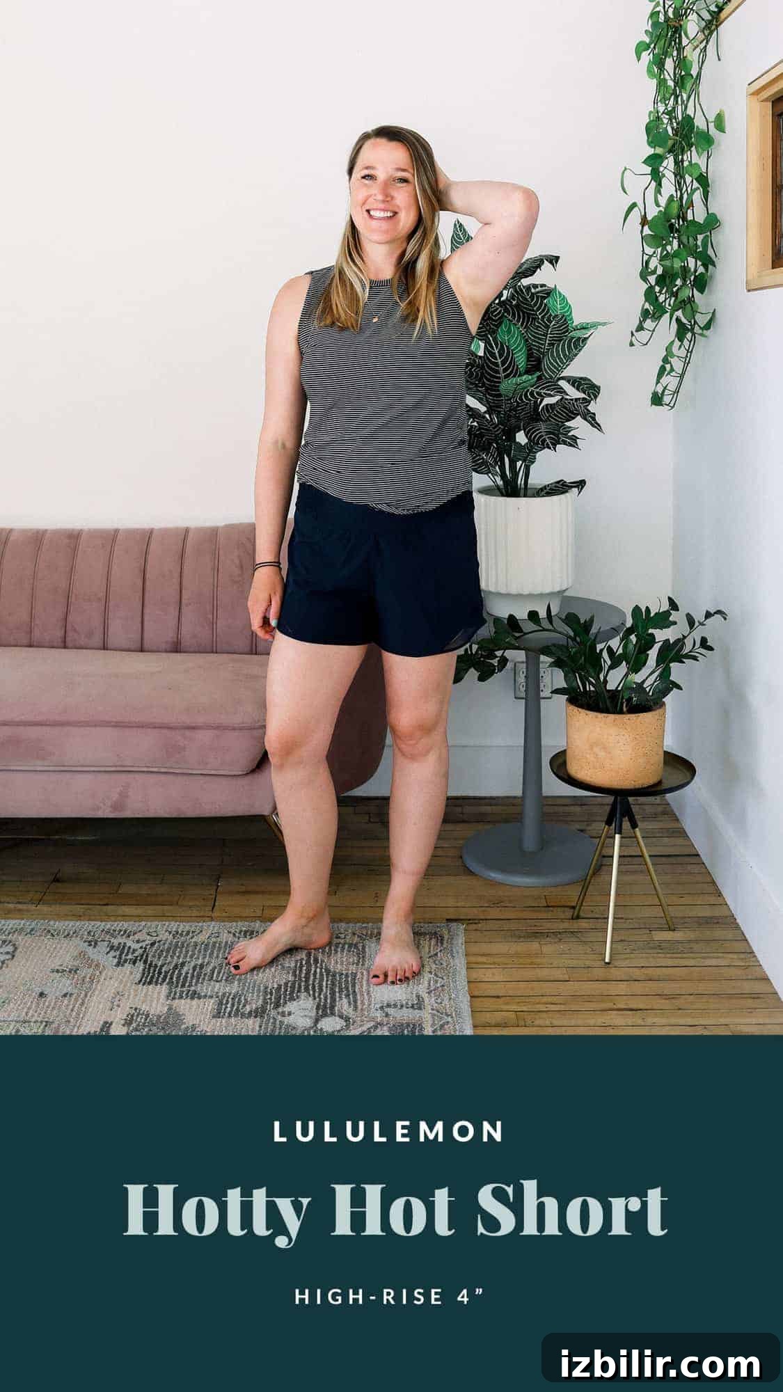 woman wearing shorts and a tank top