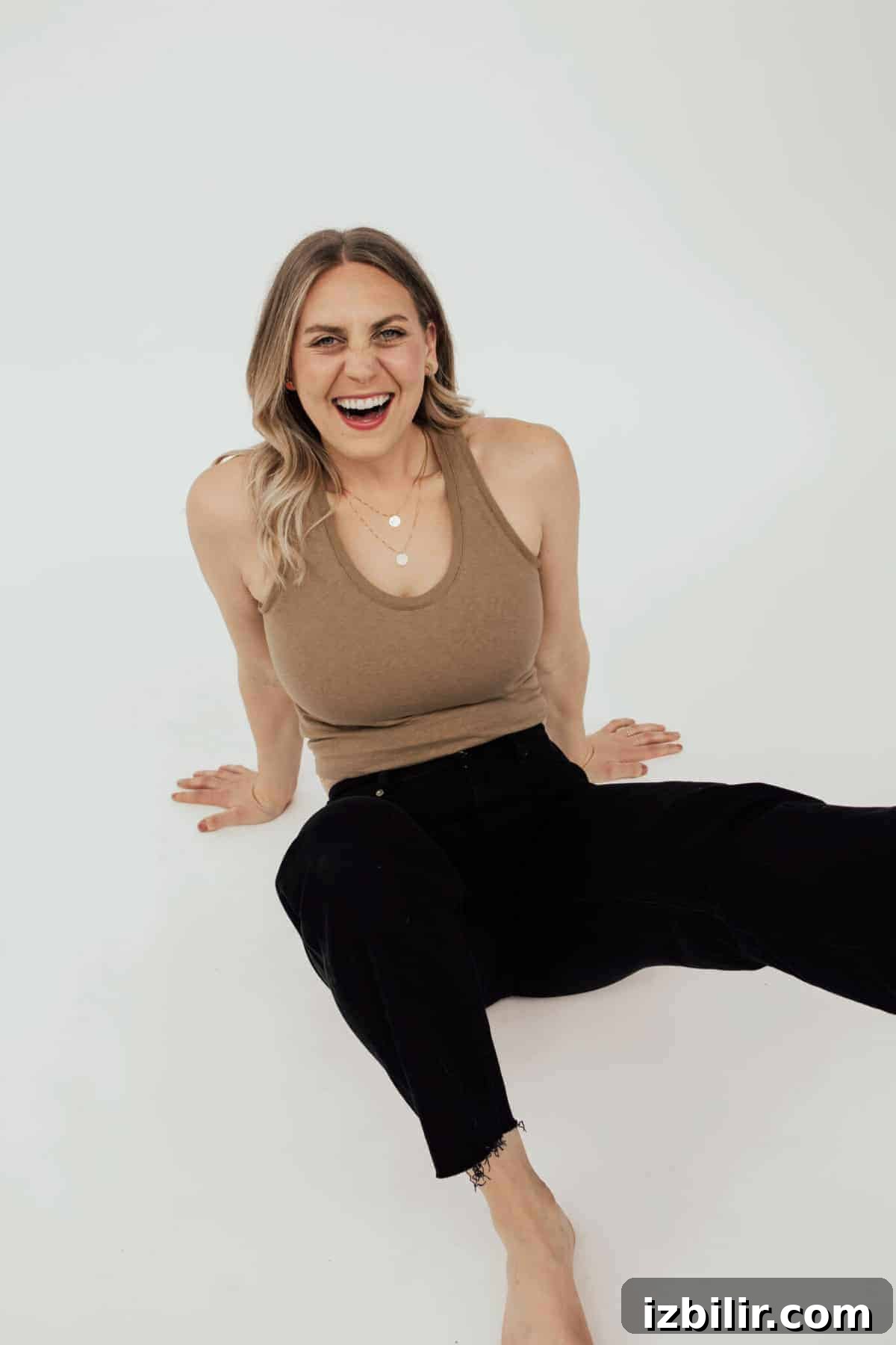 Lee Funke wearing the Femme Collection. 