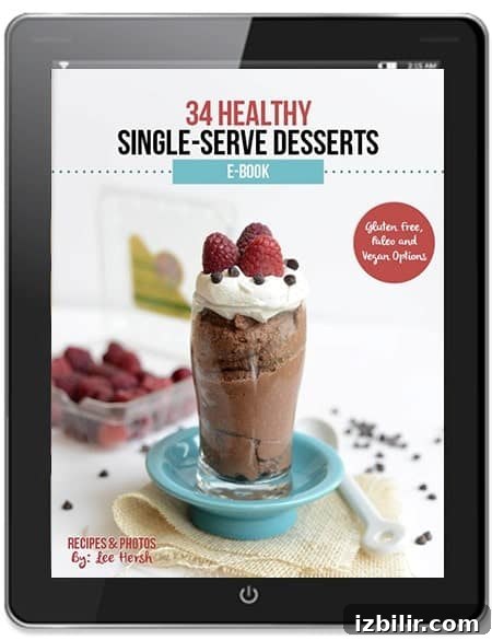 Chocolate Mug Cake with Coconut Flour 5 34 Healthy Single-Serve Desserts E-Book - Fit Foodie Finds