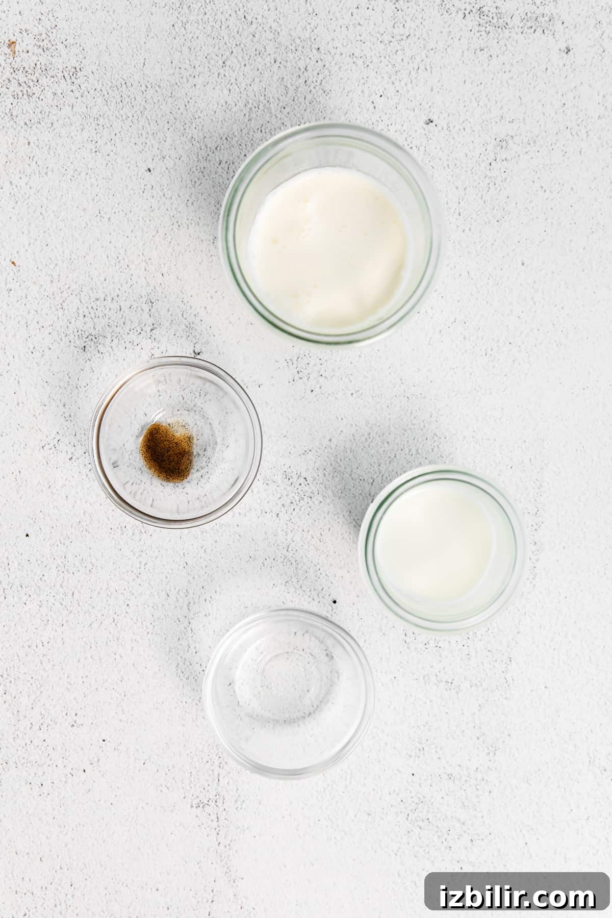 Ingredients on countertop