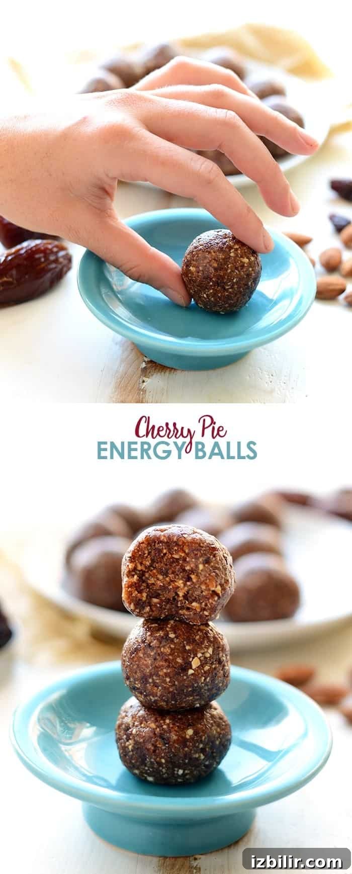 All you need are 5 whole ingredients to make these delicious Cherry Pie Energy Balls. They're the perfect snack and they taste just like cherry pie!