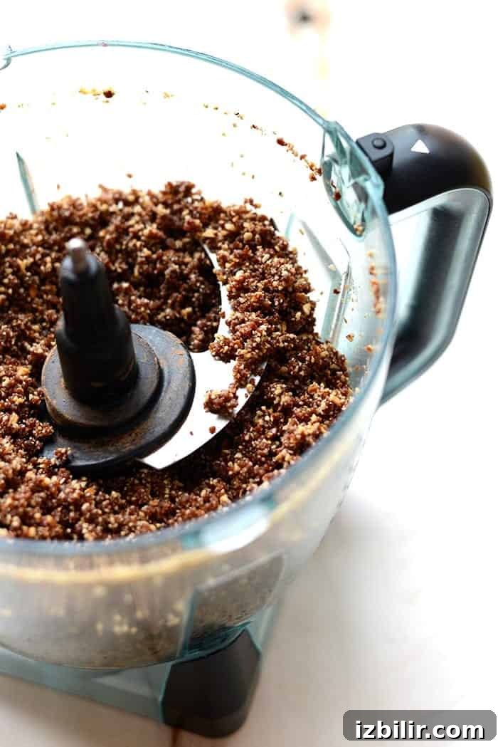 Close up of healthy Nutella sea salt energy balls