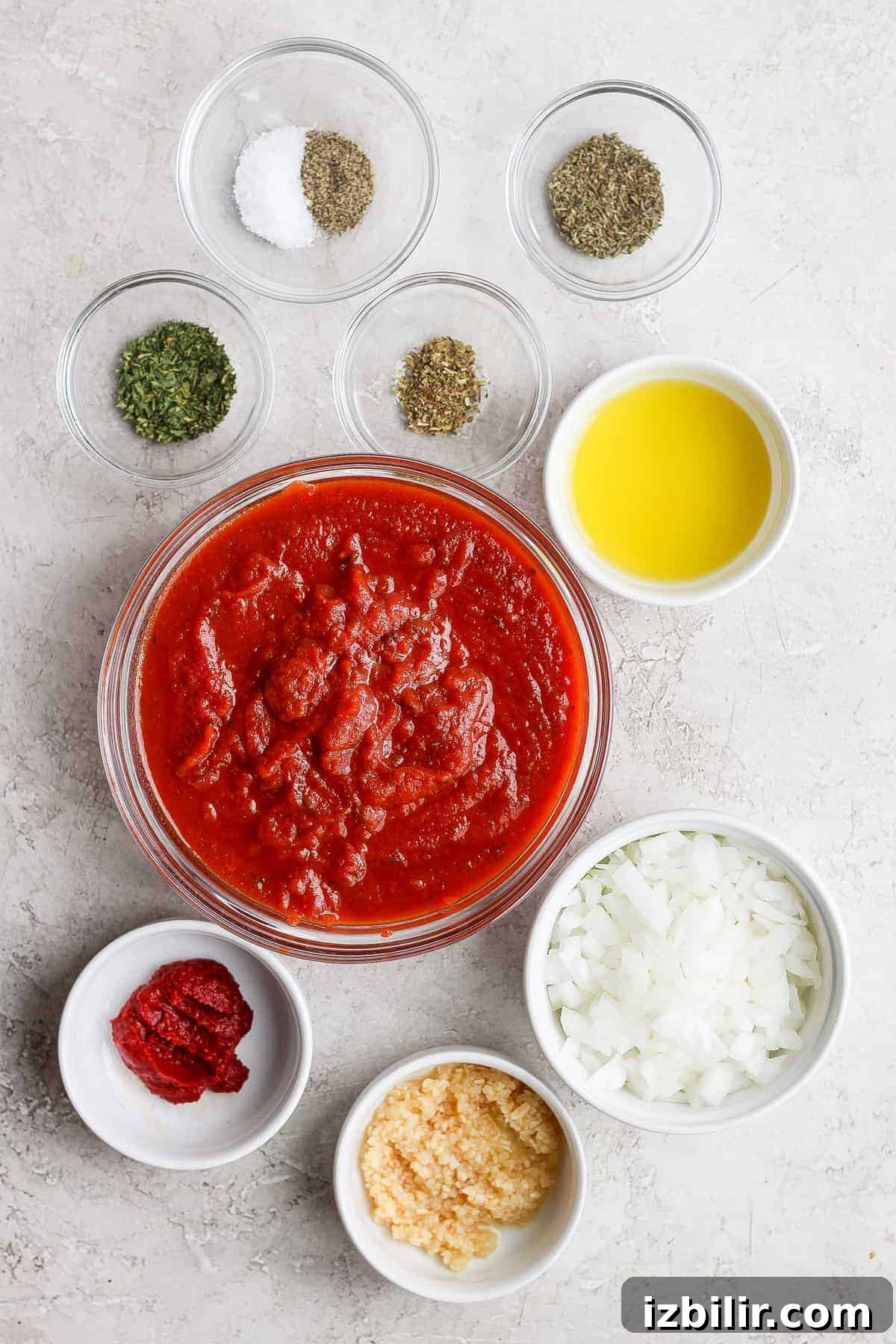 ingredients on countertop