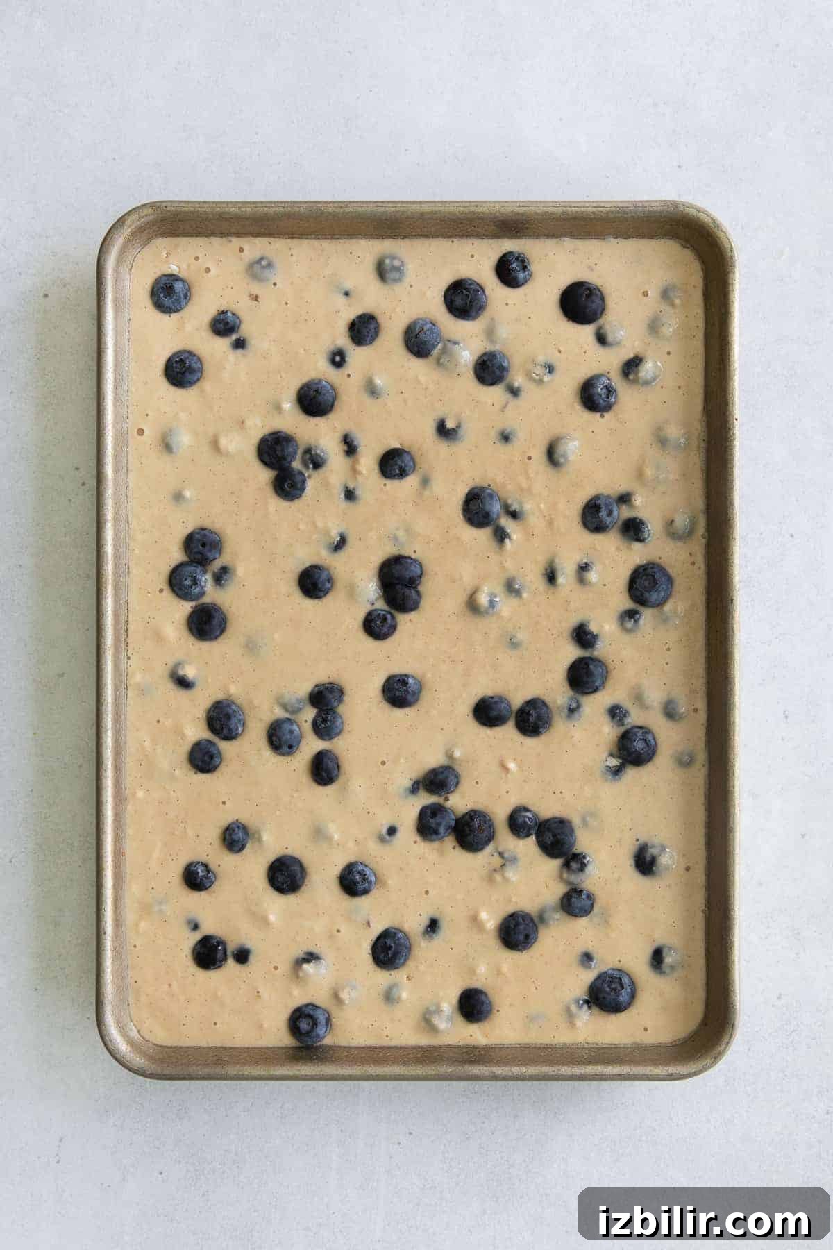 Batter spread on counter batter on counter