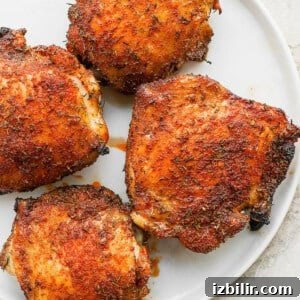chicken thighs on plate
