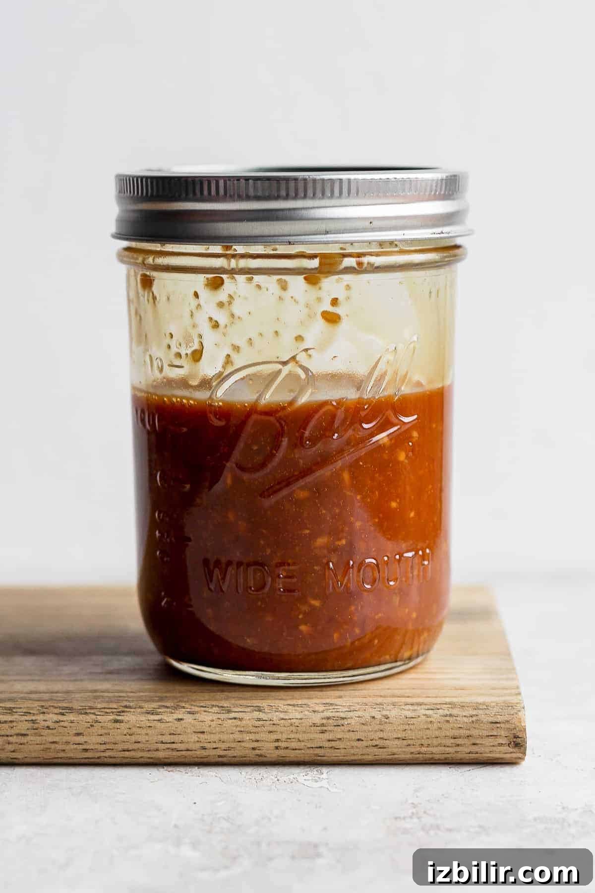 This easy stir fry sauce is our go-to for all things stir fry! Only 9 ingredients, and comes together in seconds. Bookmark this stir fry sauce to always have on hand. stir fry sauce in a mason jar
