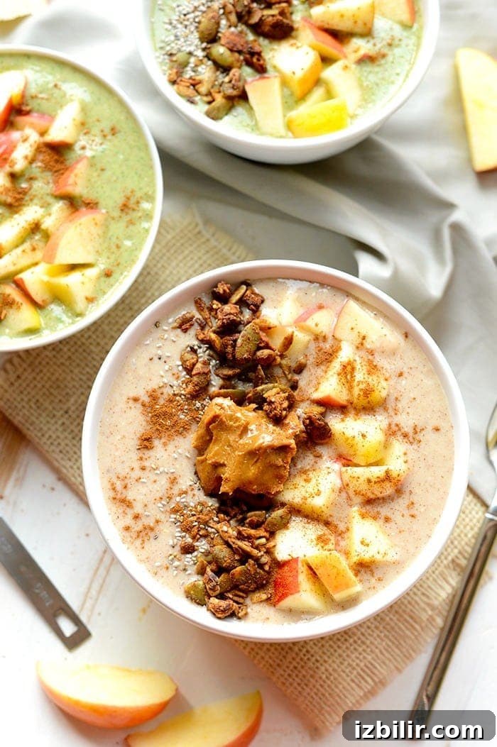 Apple pie smoothie bowl Apple pie smoothie bowl
