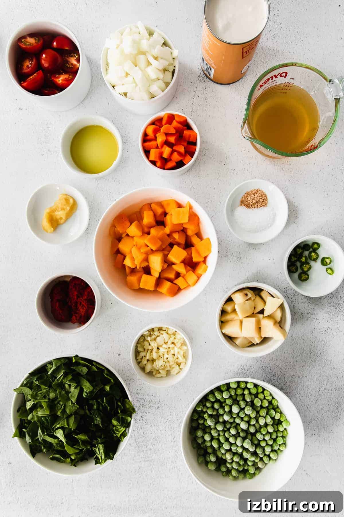 ingredients on counter
