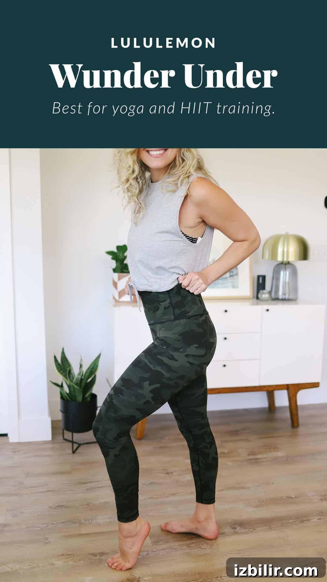 woman wearing wunder under leggings