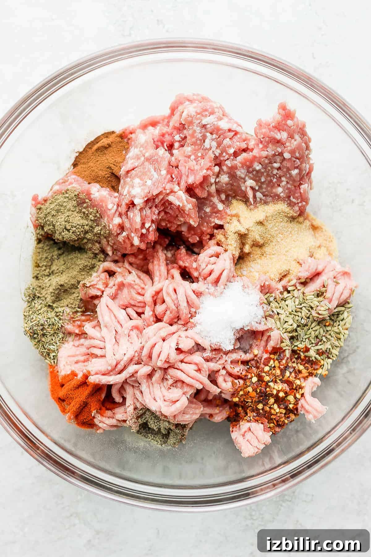 Ingredients in bowl ingredients in bowl