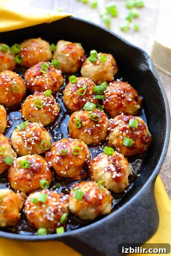 Add some zing to your chicken meatballs and make a homemade kung pao sauce with clean eating ingredients! Kung Pao Chicken Meatballs