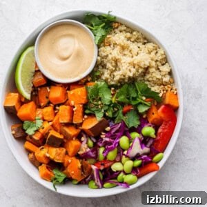 Thai Coconut Quinoa Bowl Recipe with Lime and Cilantro 2 quinoa bowl