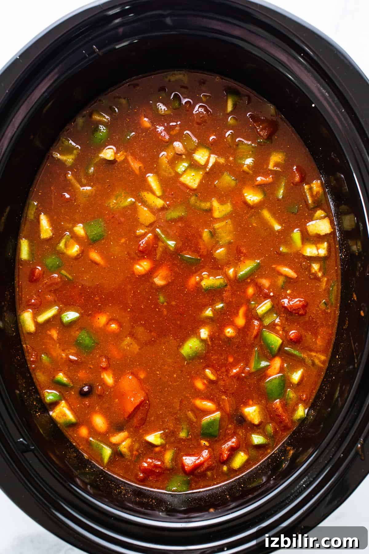 Crockpot Chicken Enchilada Soup Recipe 4 Crockpot chicken enchilada soup being served