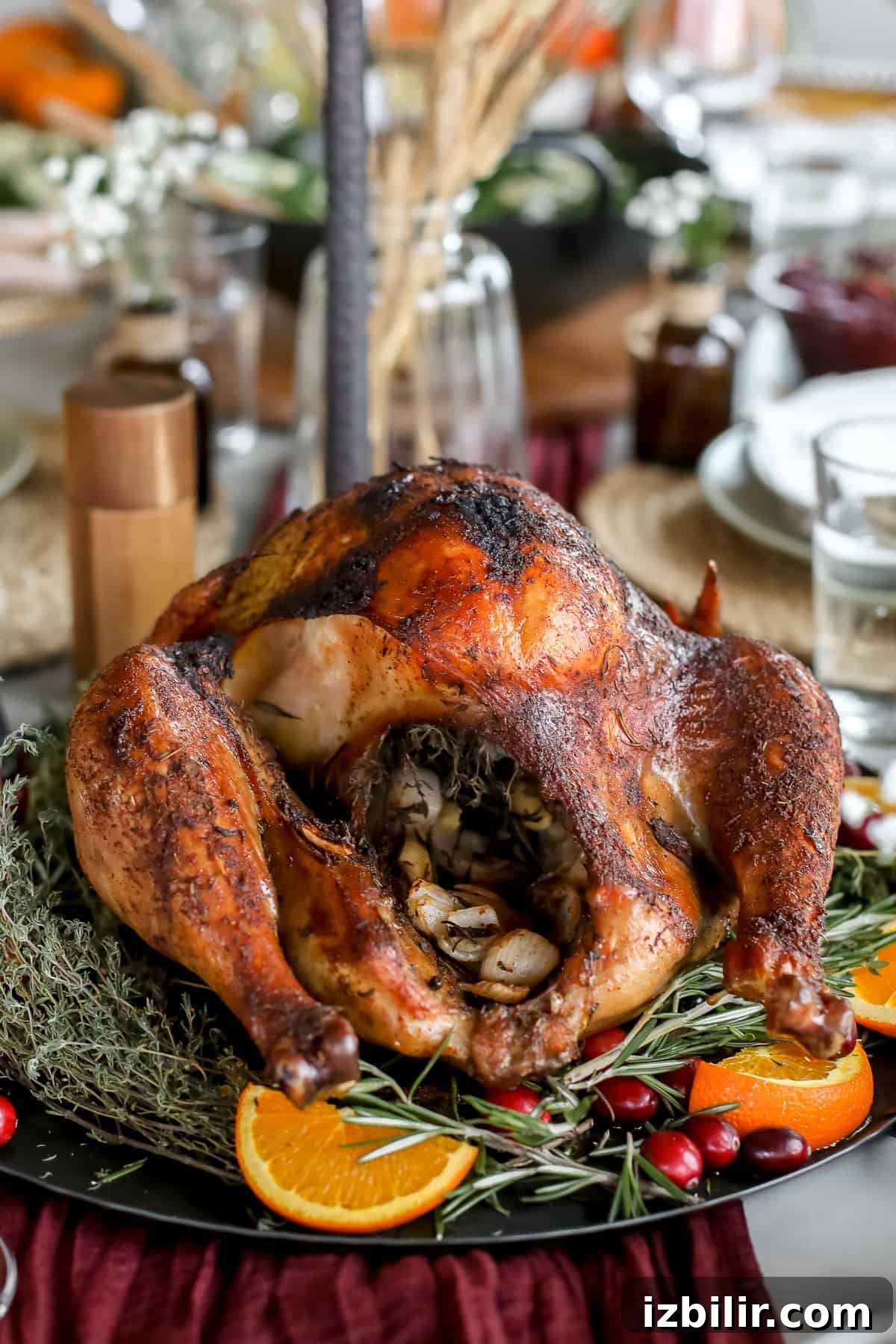 Thanksgiving Menu 2021: Your Complete Holiday Recipe Guide 14 whole smoked turkey on a thanksgiving table