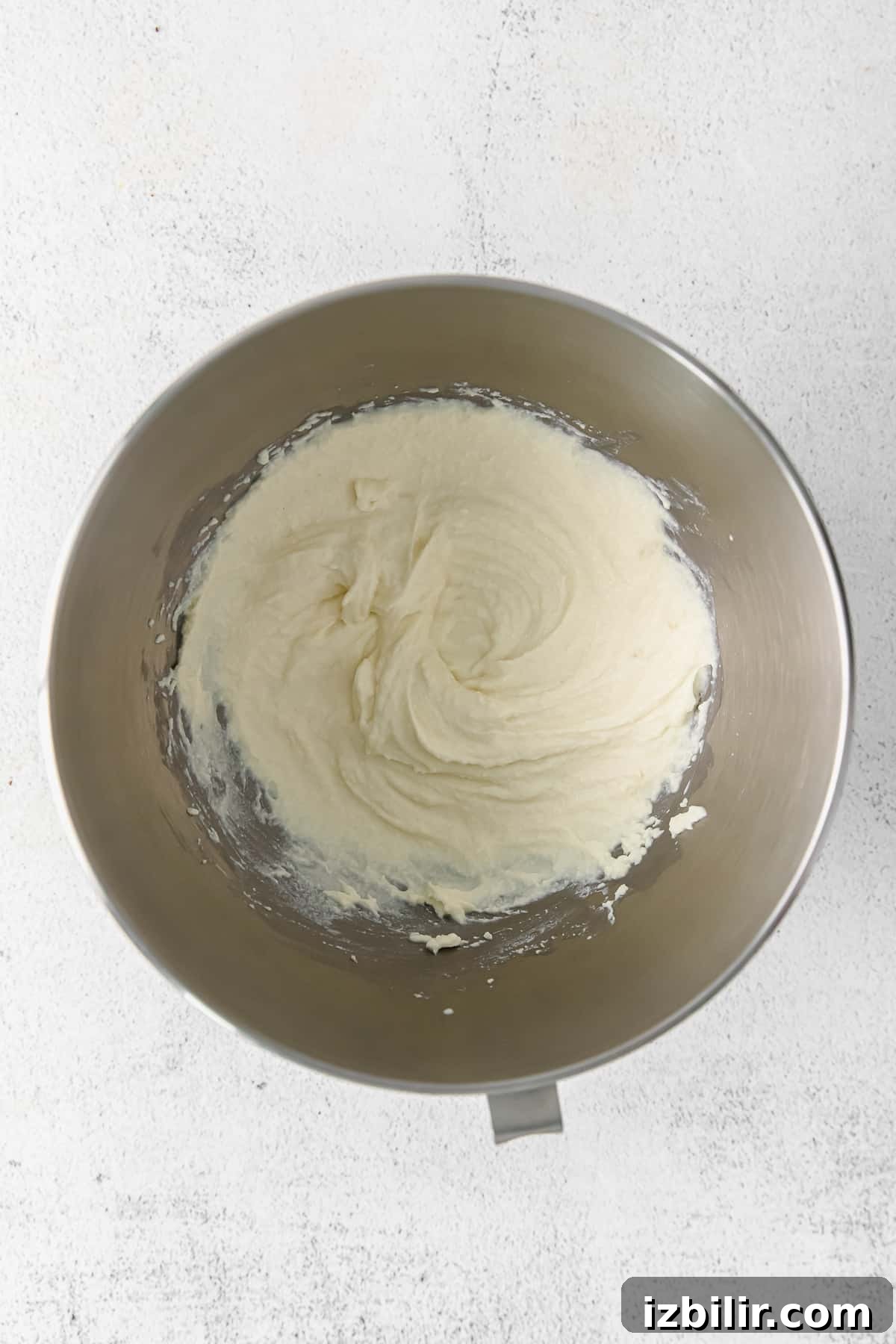 whipped ricotta in bowl