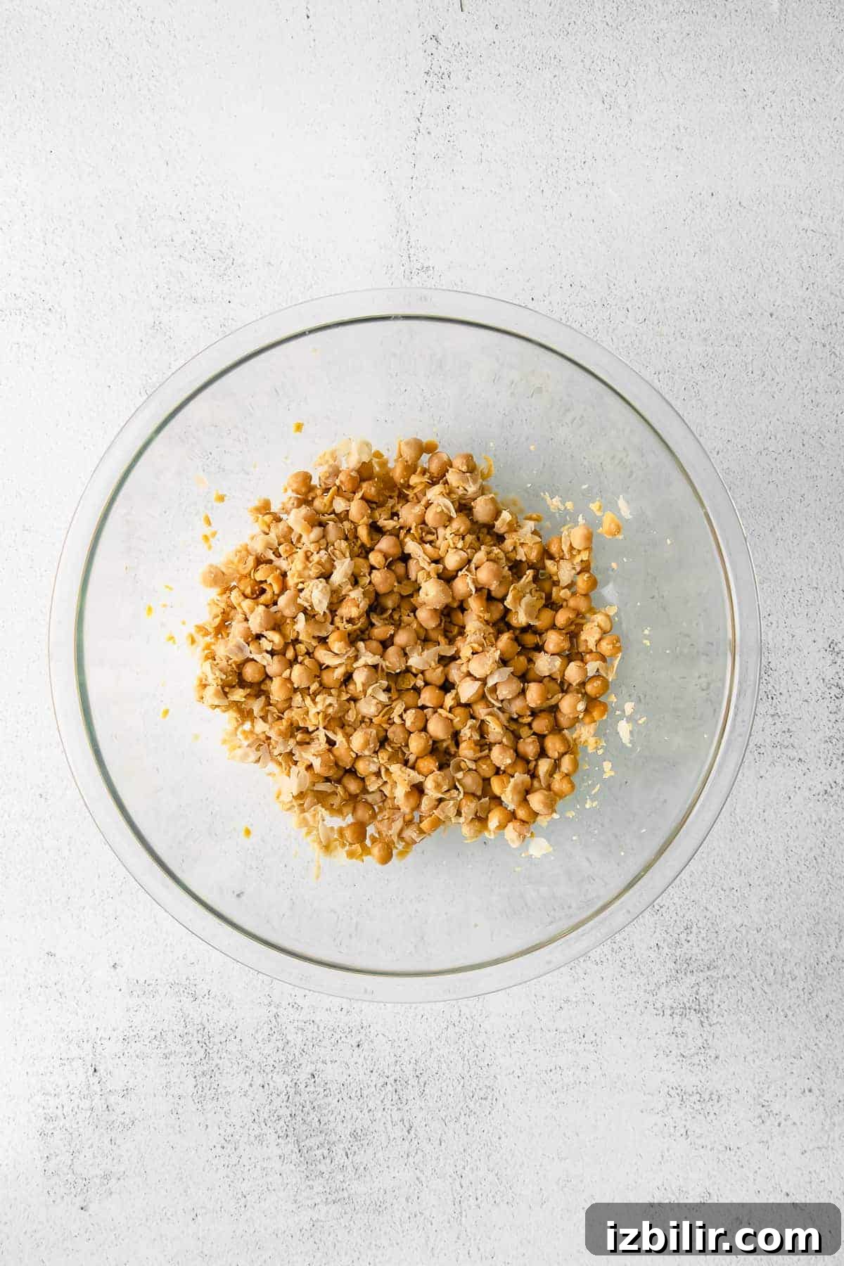 mashed garbanzo beans