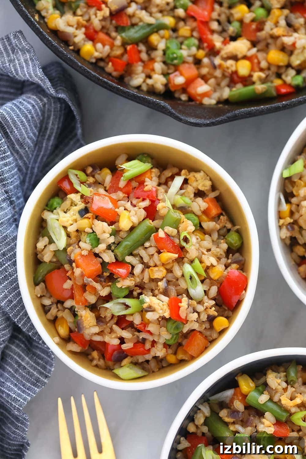 Fried rice in a bowl