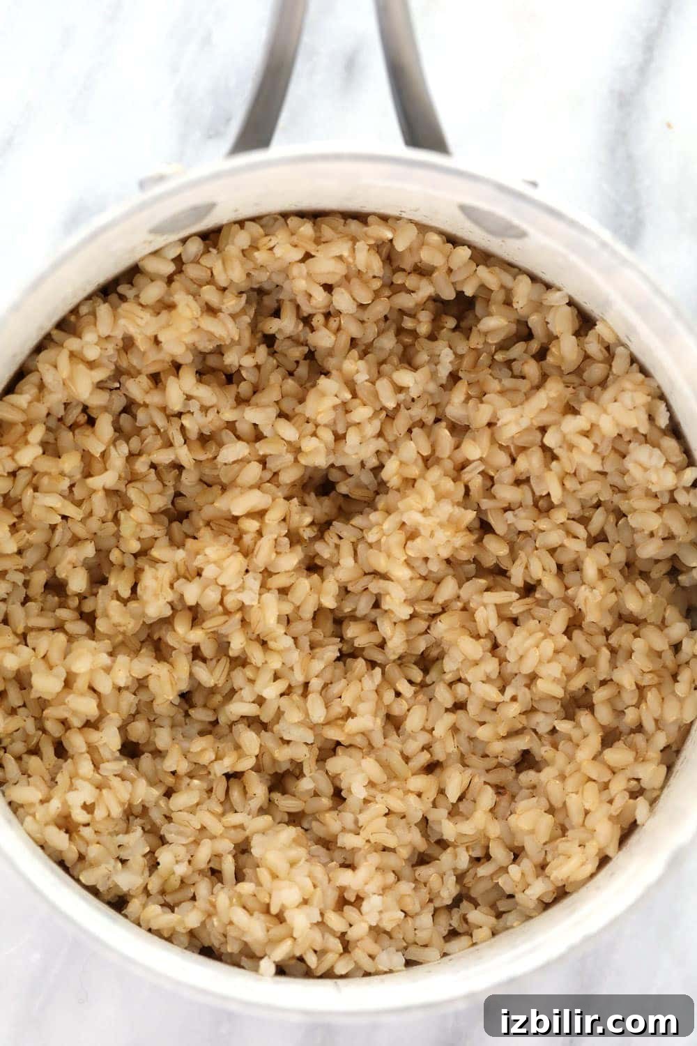 Perfectly cooked brown rice
