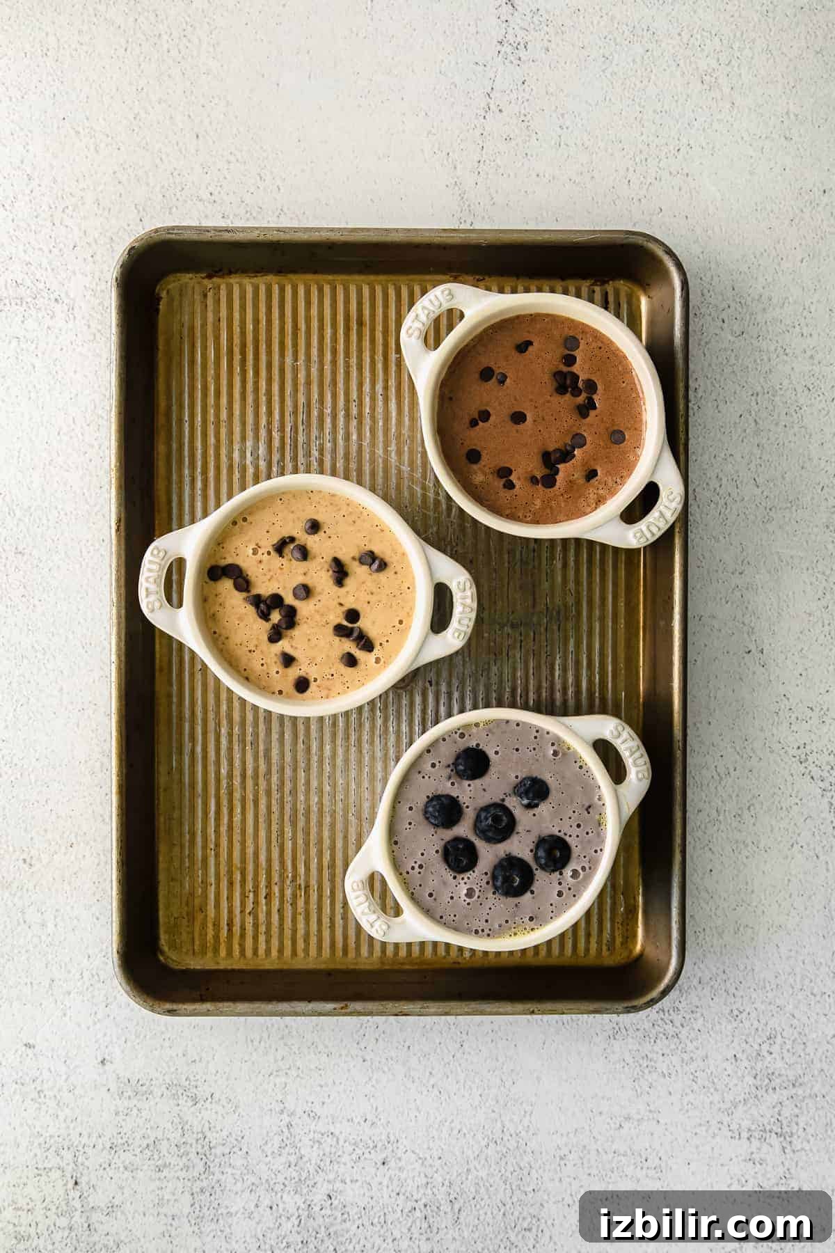 Fit Foodie Cooking Club: January 2022 Recipes and Meal Ideas 5 Blended baked oats in a ramekin