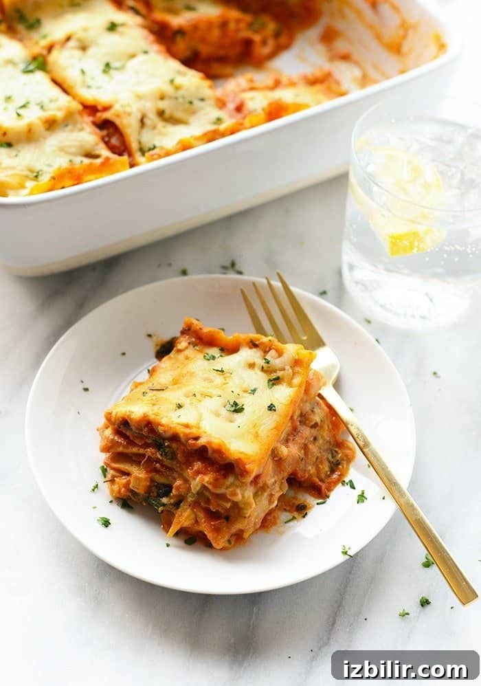 Sweet potato lasagna slice slice of sweet potato lasagna on a plate
