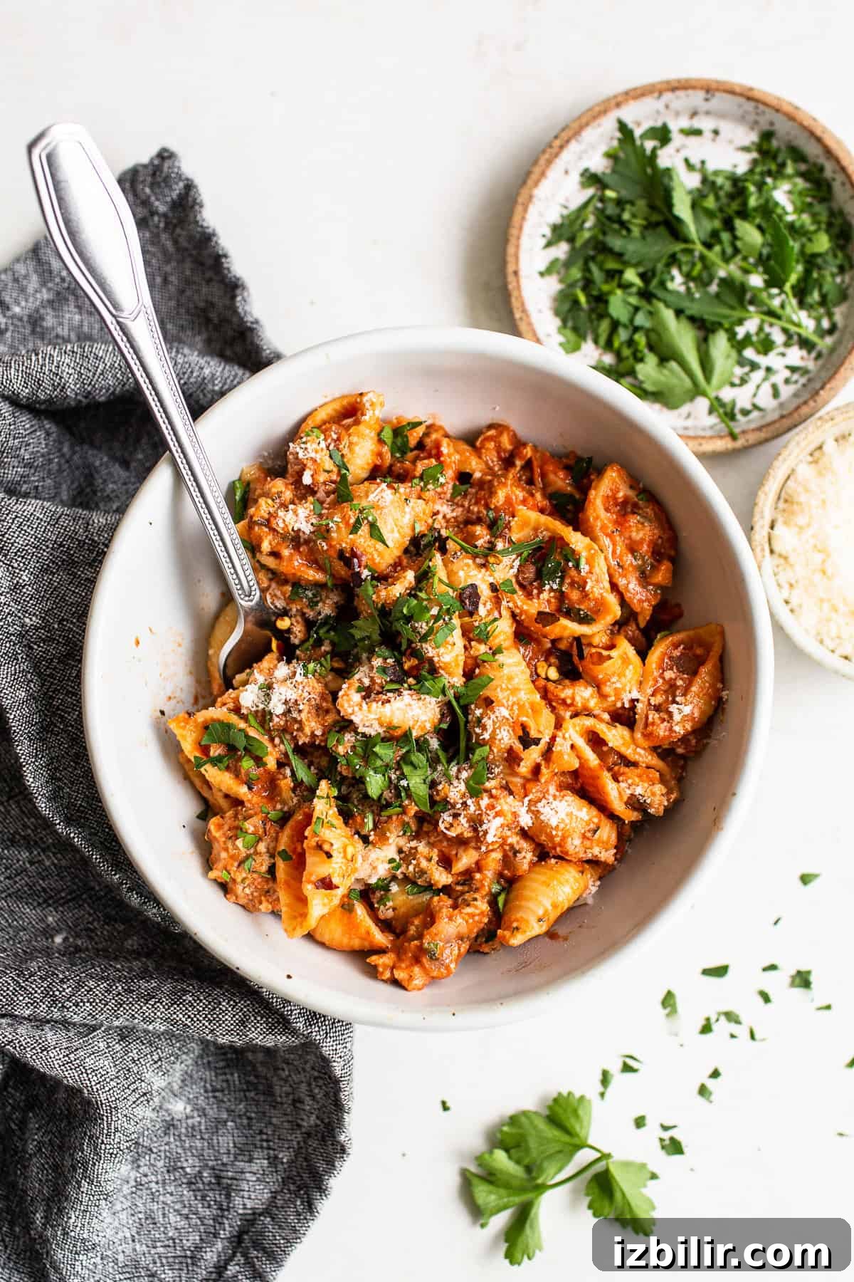 pasta in bowl