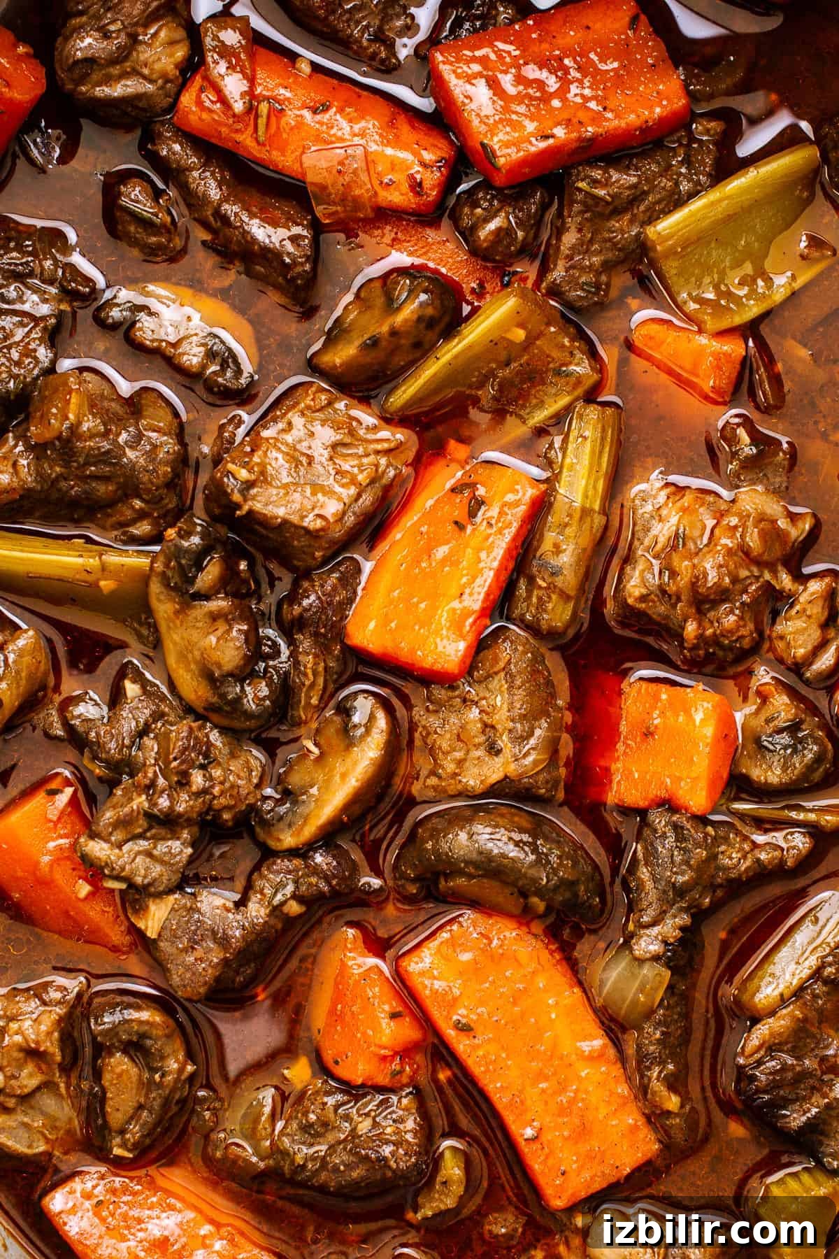 Simmered Guinness Beef stew.