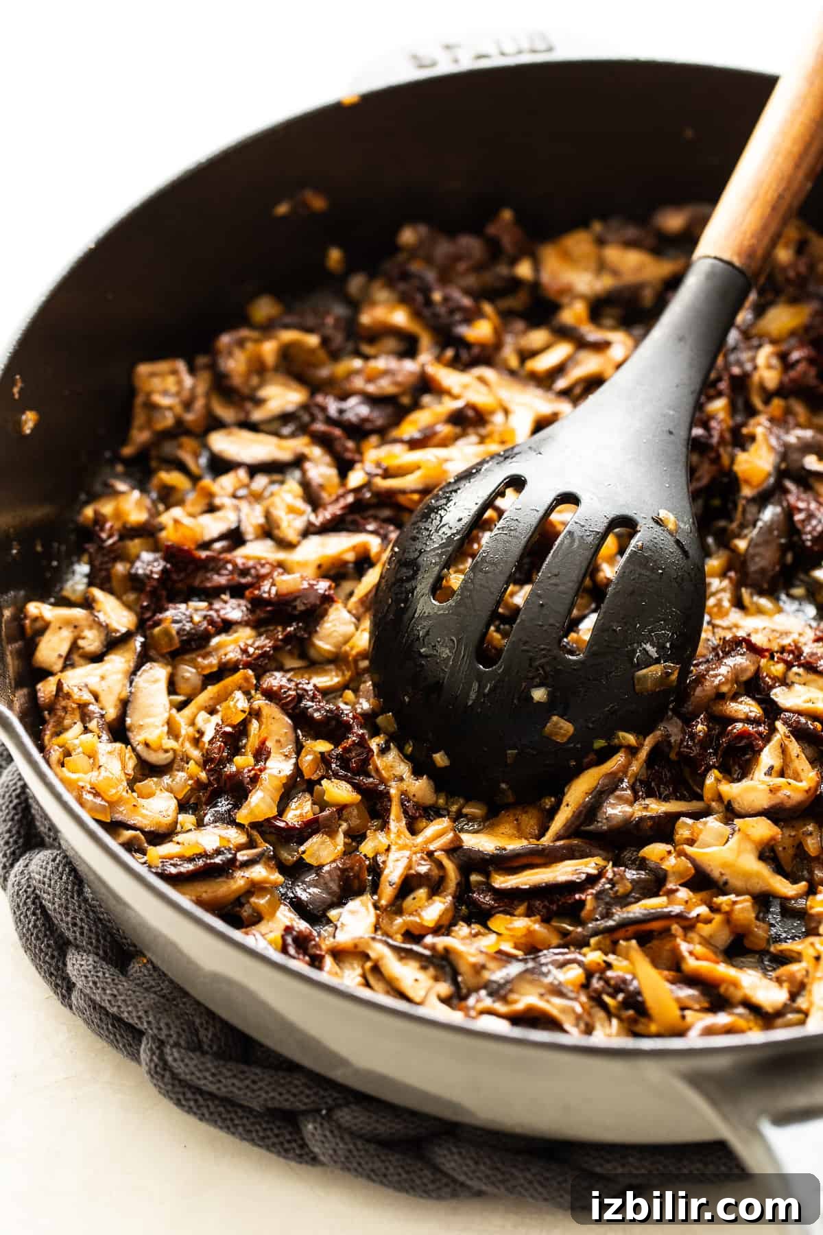 Mushrooms in a pan