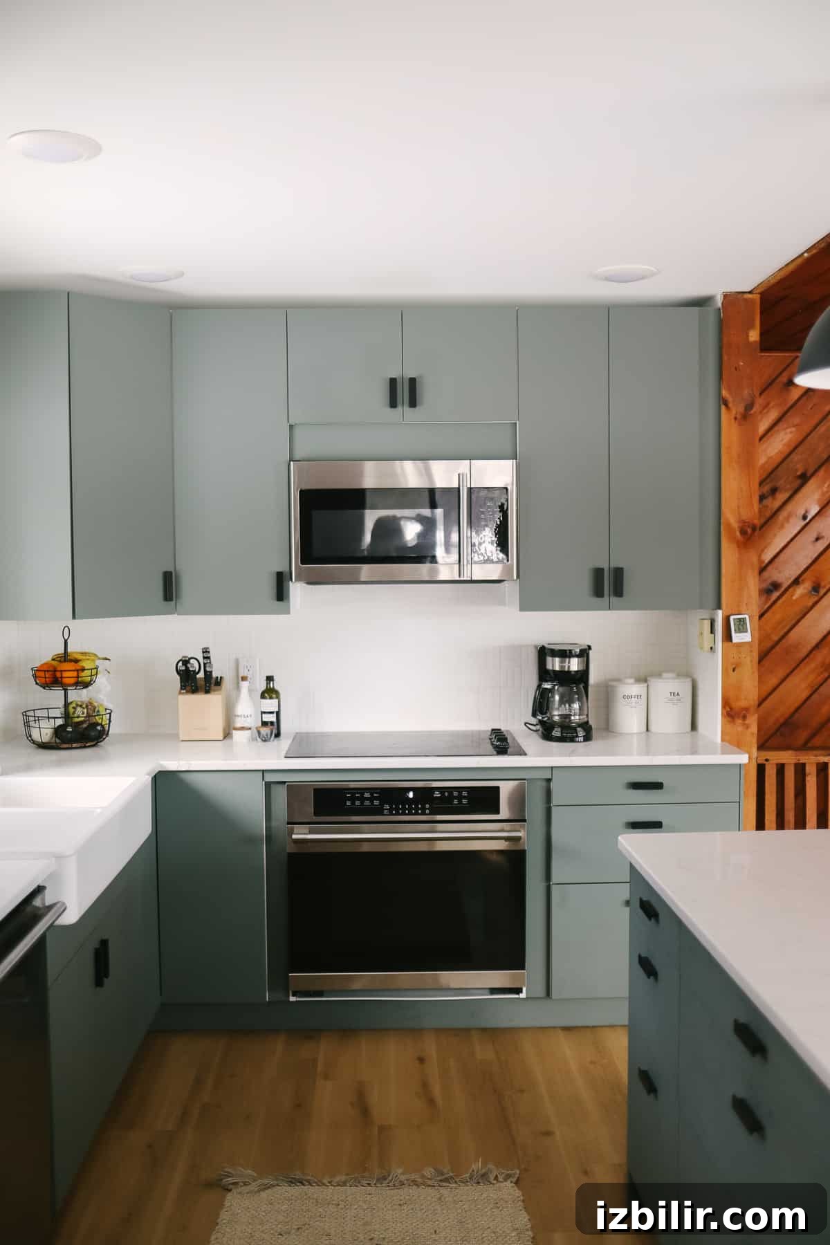 microwave and stove photo of microwave and stove