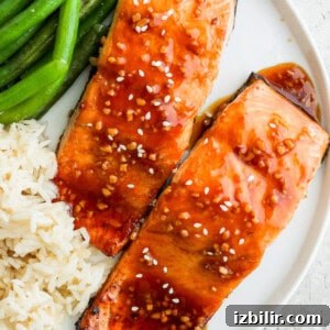salmon on plate
