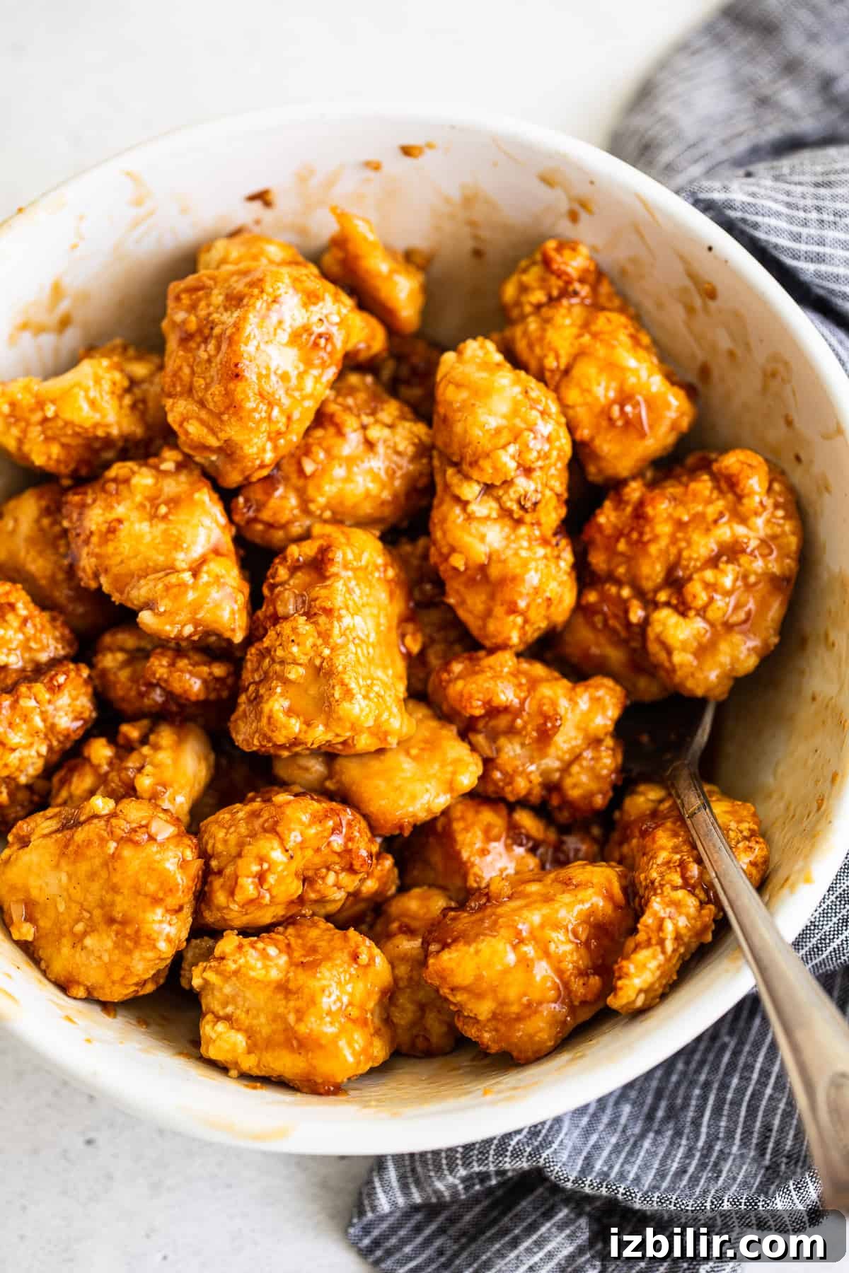 Chicken tossed in honey sesame sauce air fryer chicken tossed in sauce