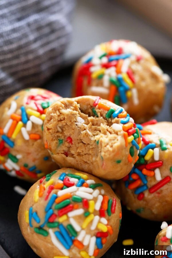 cake batter protein balls