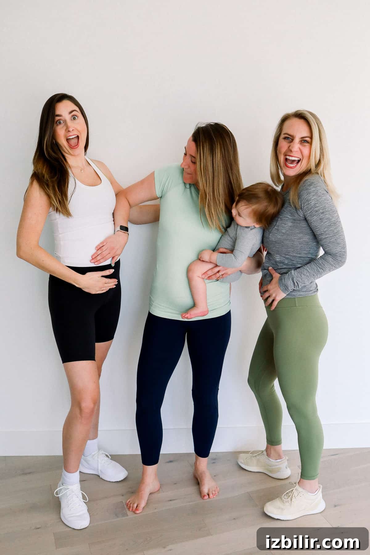 We're sharing our go-to lululemon maternity products for pregnancy and postpartum, including tops, bottoms, and, of course, bras! Women in lululemon gear.