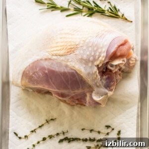 Smoked Turkey Breast Recipe for Juicy, Flavorful Meat 8 A turkey breast on a paper towel.