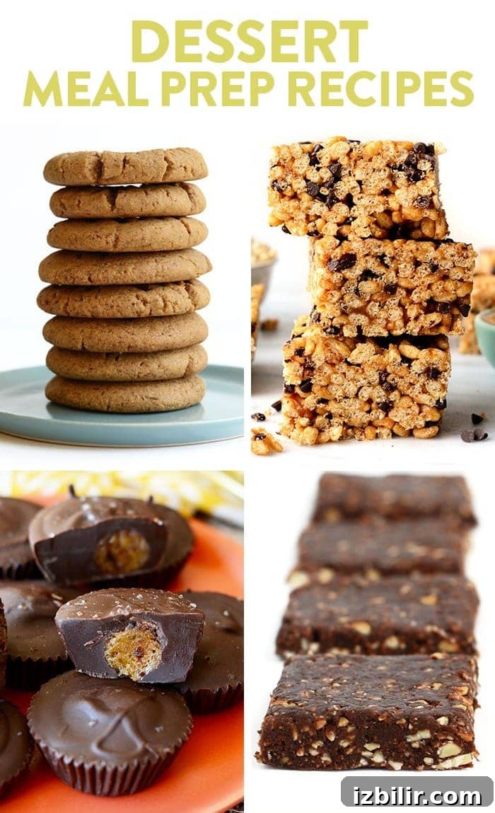 The best kind of nightcap is dessert. Am I right?! From protein-packed cookie recipes to healthy salted caramel cups, these are our best healthy meal prep dessert ideas from Fit Foodie Finds. meal prep dessert recipes