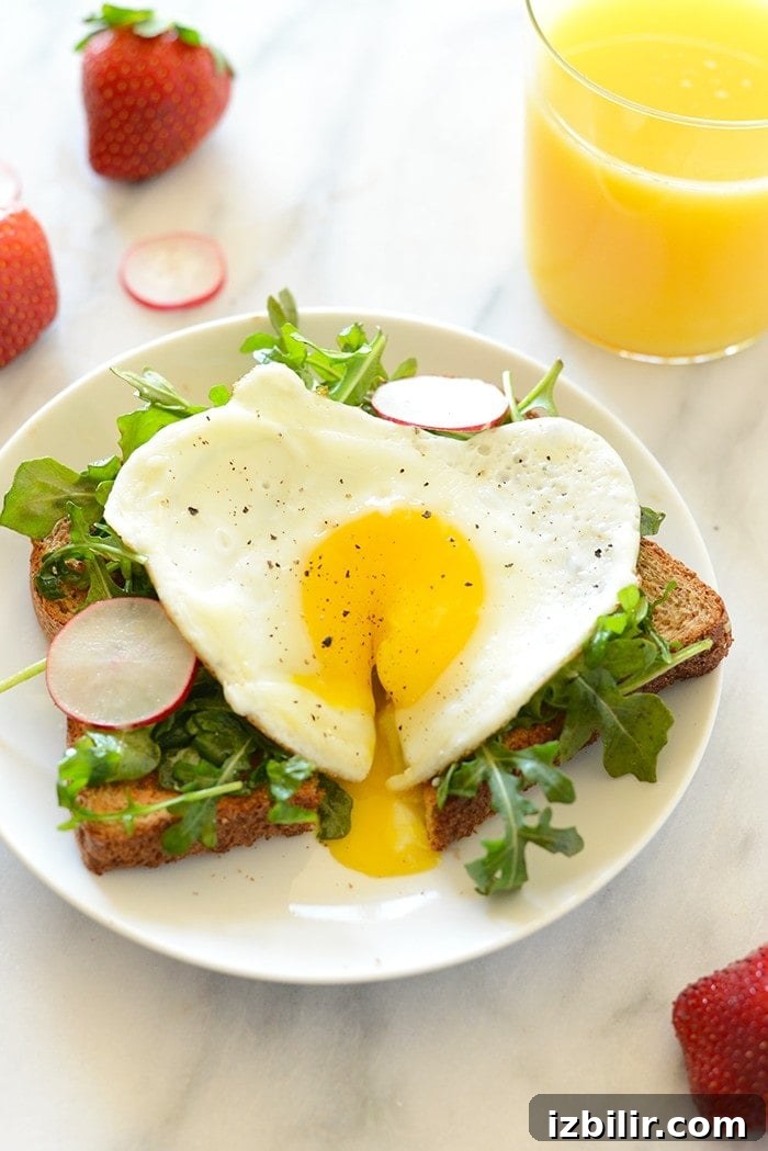 Toast Tuesday- Egg and Arugula Toast