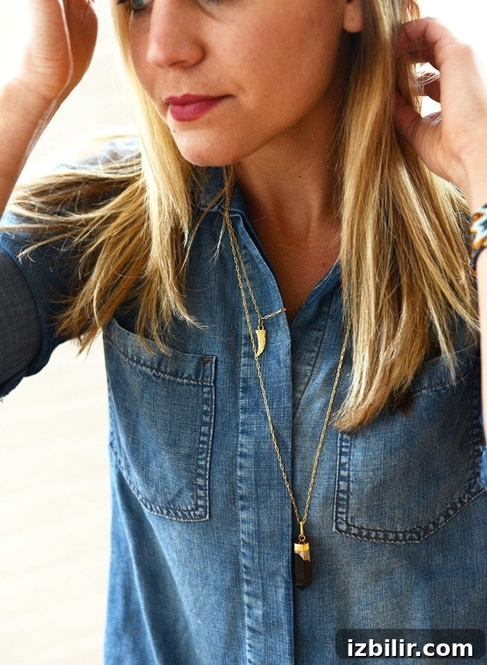 What I'm Loving Right Now 6 Petrified Wood Double Necklace