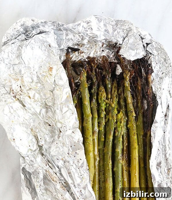 grilled asparagus.