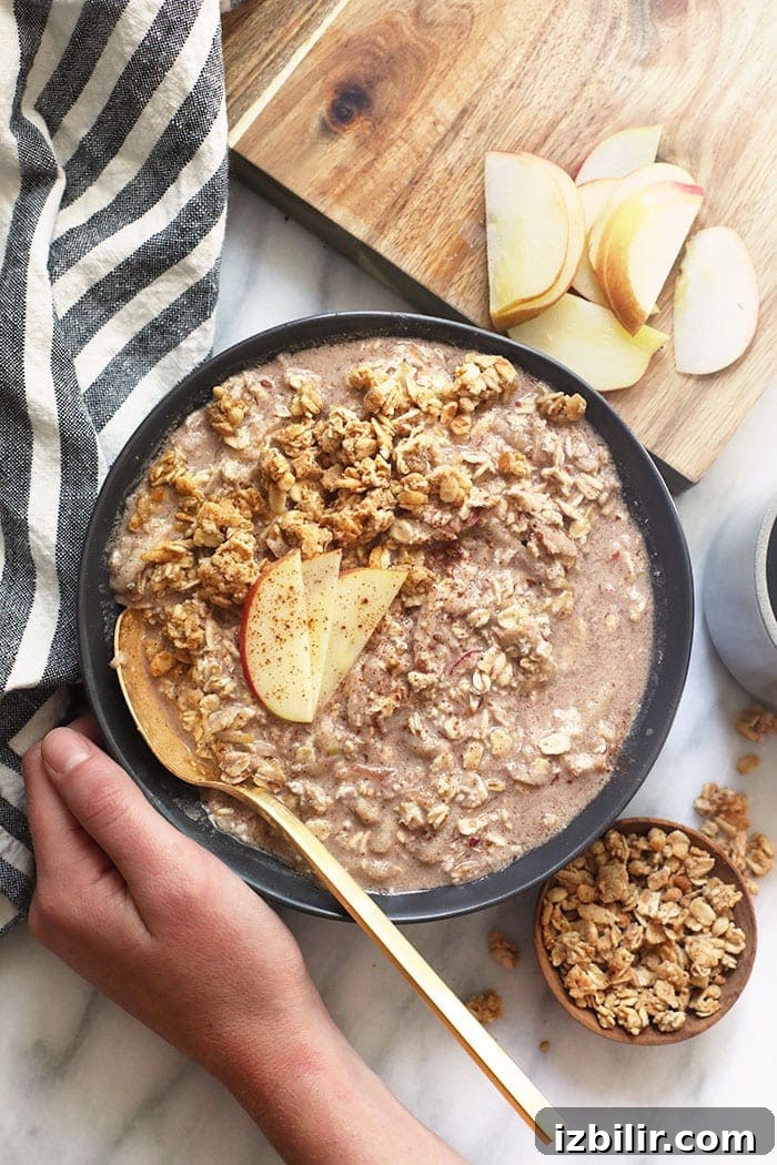 apple cinnamon overnight oats