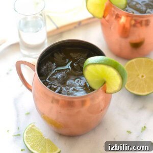 Moscow Mule Recipe: Ginger-Lime Vodka Cocktail 3 Moscow mule in copper mug