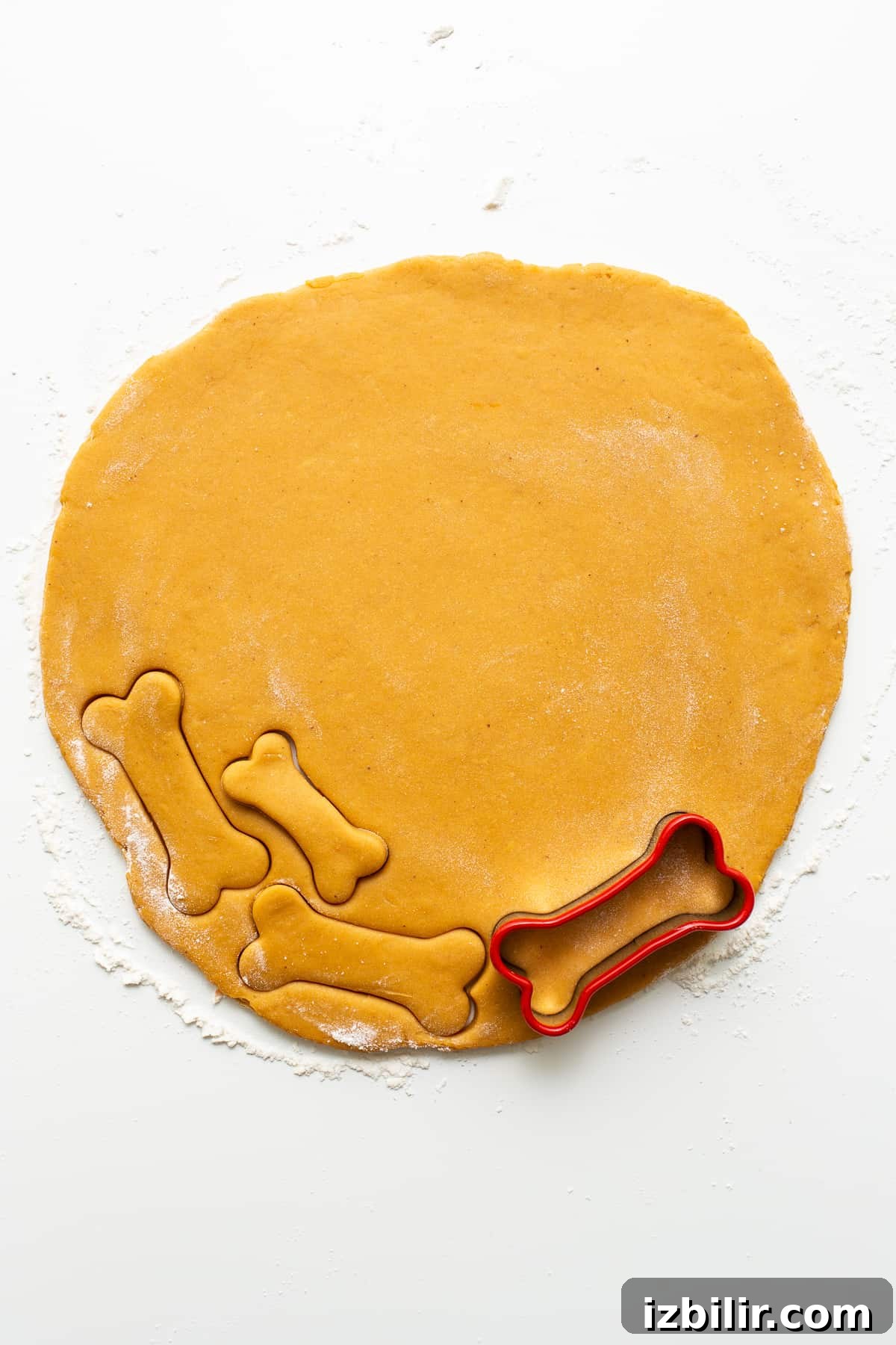 Cut out dog treats Homemade dog treat cookie cut outs.