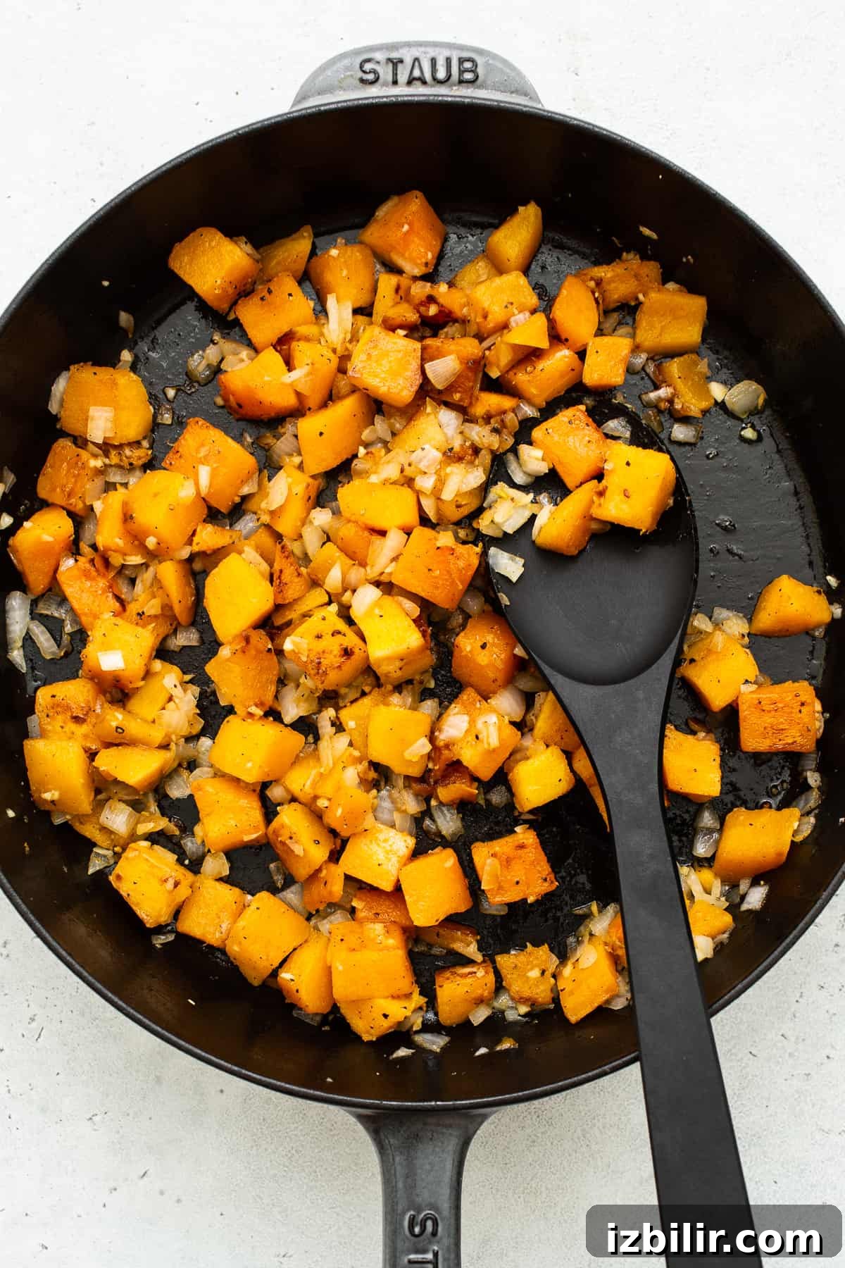 Ingredients for butternut squash risotto
