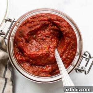 Homemade pizza sauce.