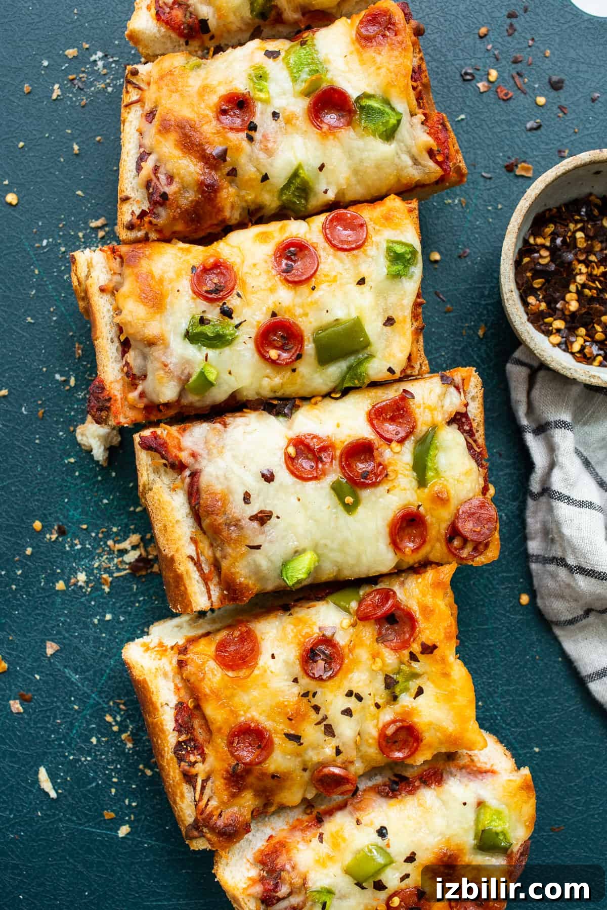 French bread pizza.