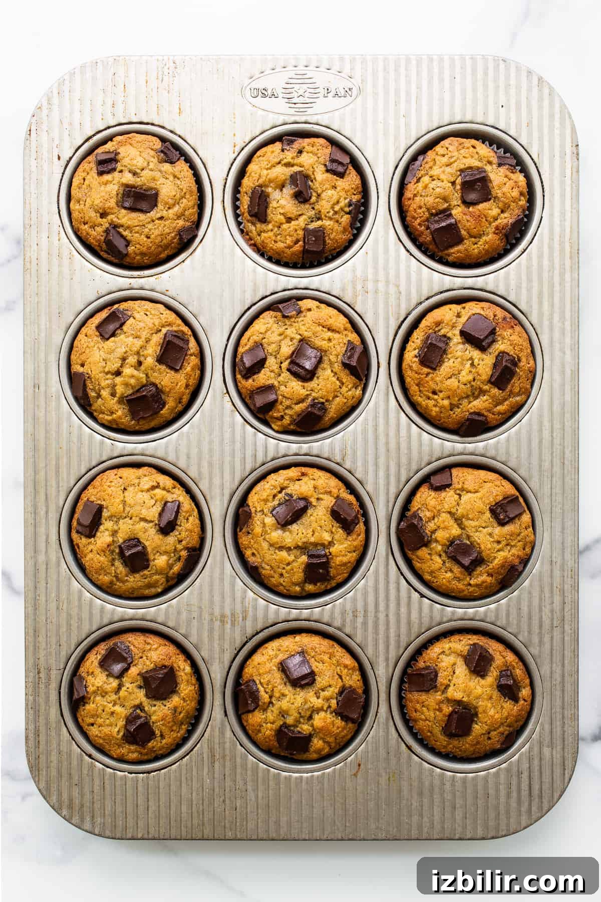 Protein muffins cooling on a rack