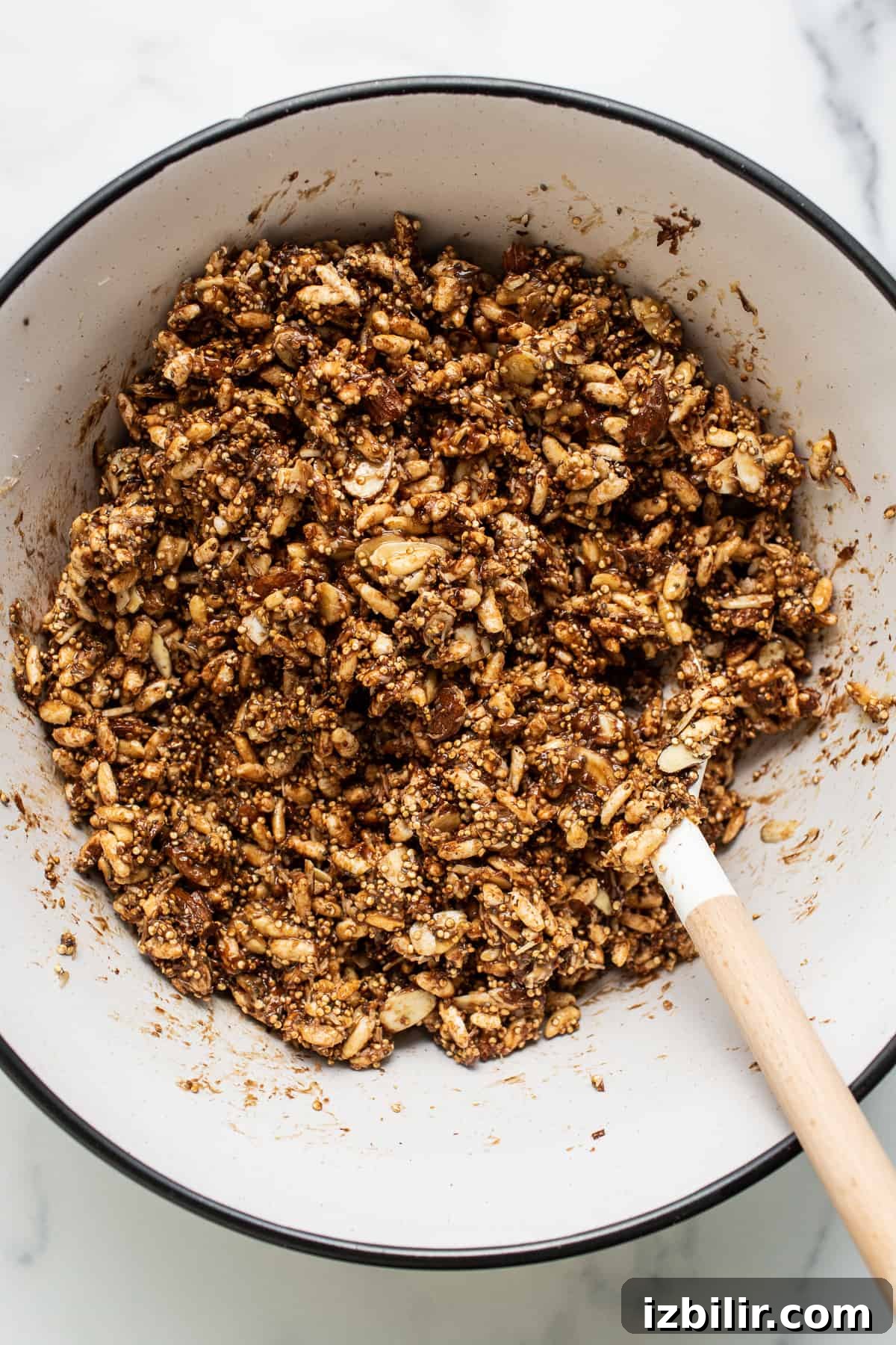 Bar ingredients in a bowl.
