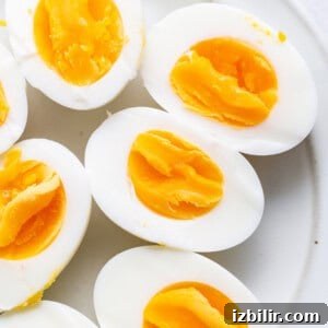 Hard boiled eggs on a plate.